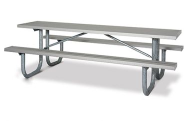 Extra Heavy-Duty Rectangular Aluminum Table