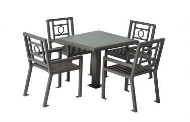 36" Square Huntington Table with 4 Chairs