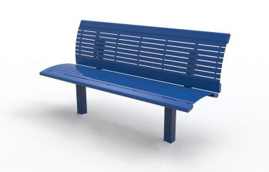 Richmond Steel Bench with Back