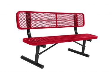 UltraSite-Extra Heavy-Duty Bench with Back