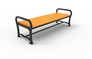 Charleston Recycled Bench without Back