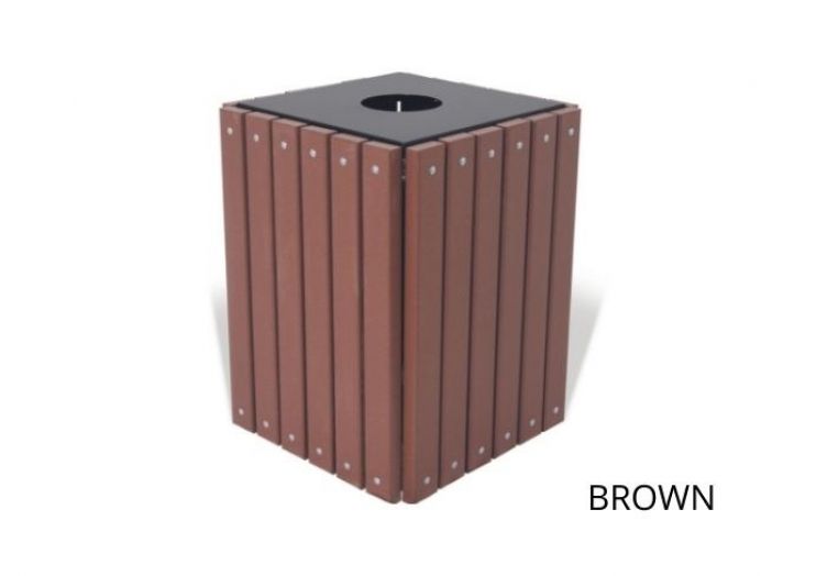 Square Receptacle Trash Receptacles UltraSite Ultrasite
