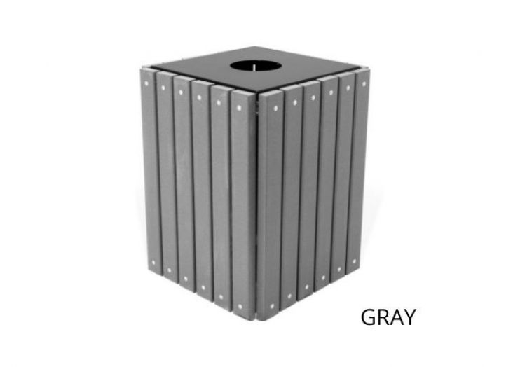Square Receptacle Trash Receptacles UltraSite Ultrasite