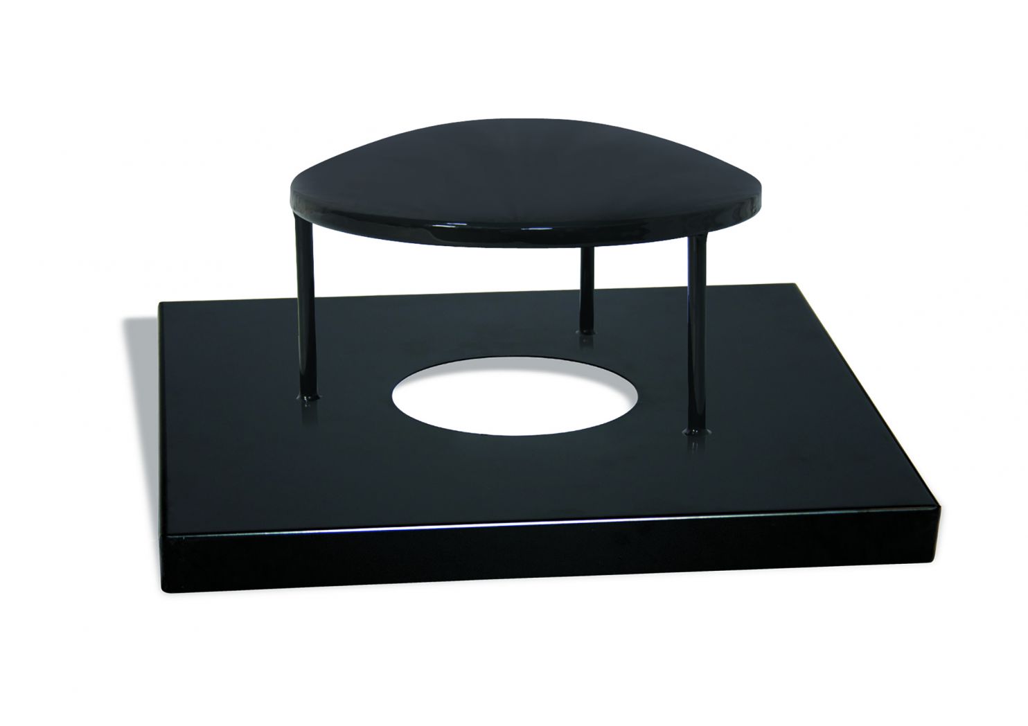 Rain Square Receptacle Lid Trash Receptacles Ultrasite