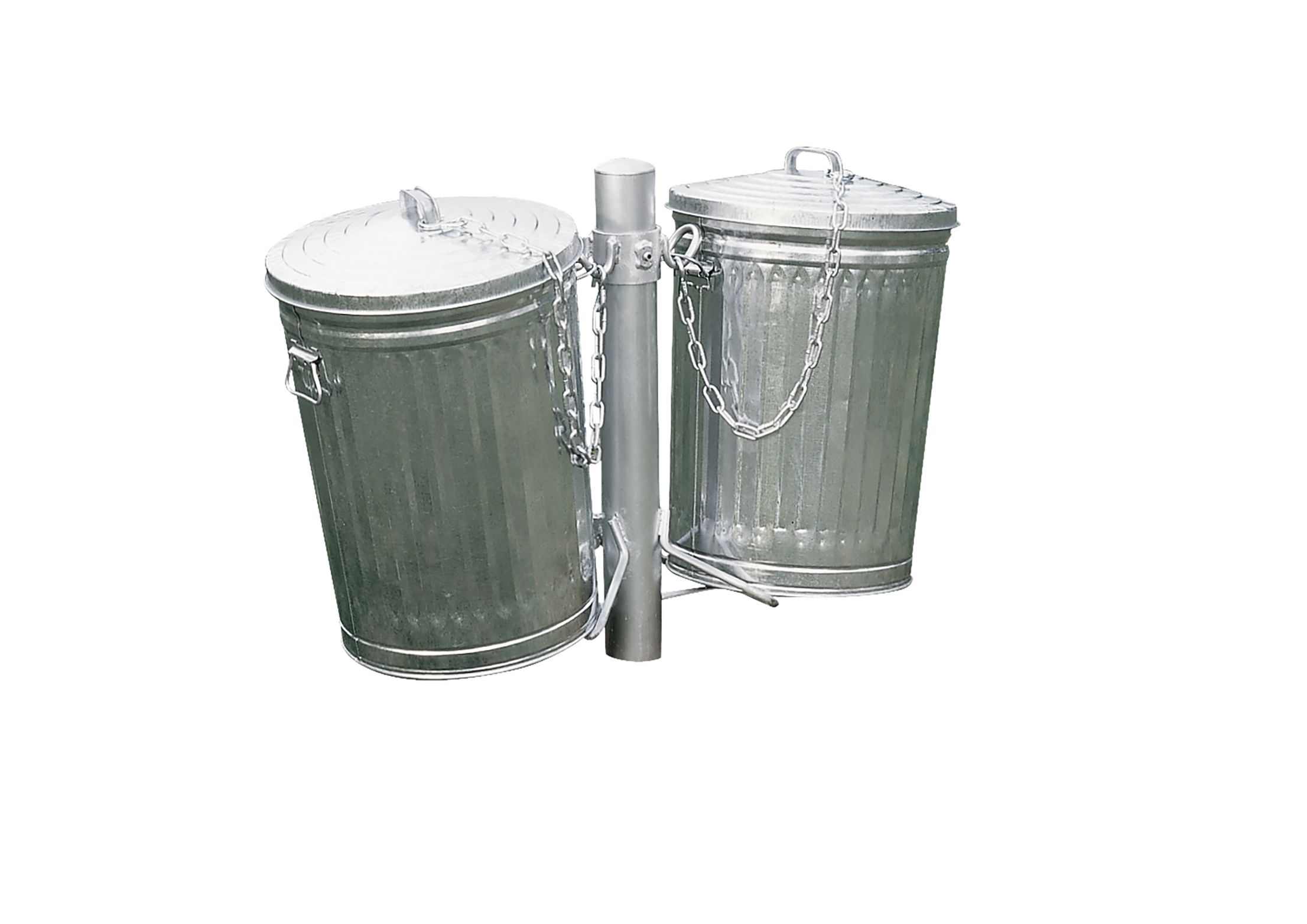 Galvanized Trash Receptacle Trash Receptacles UltraSite Ultrasite