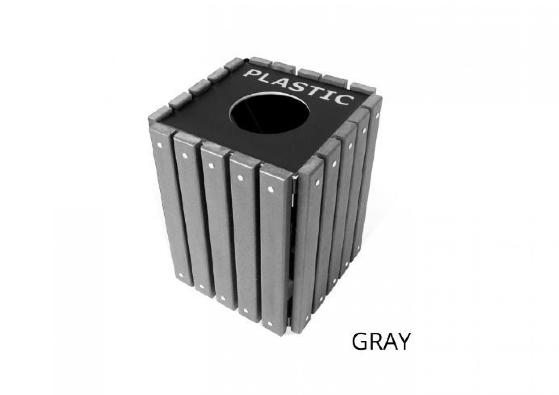 Recycling Single Receptacle Trash Receptacles UltraSite Ultrasite