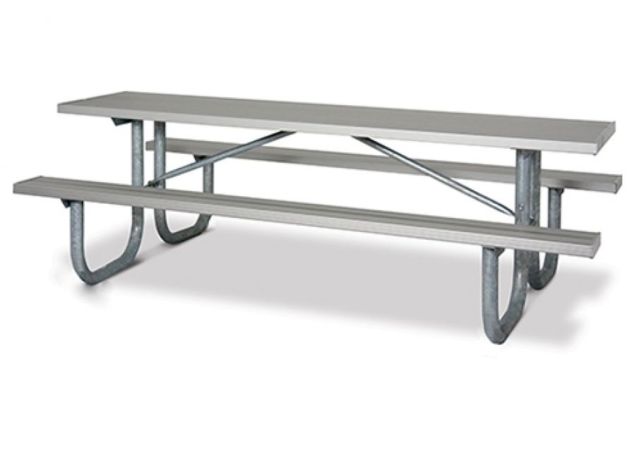 Extra Heavy-Duty Rectangular Aluminum Table