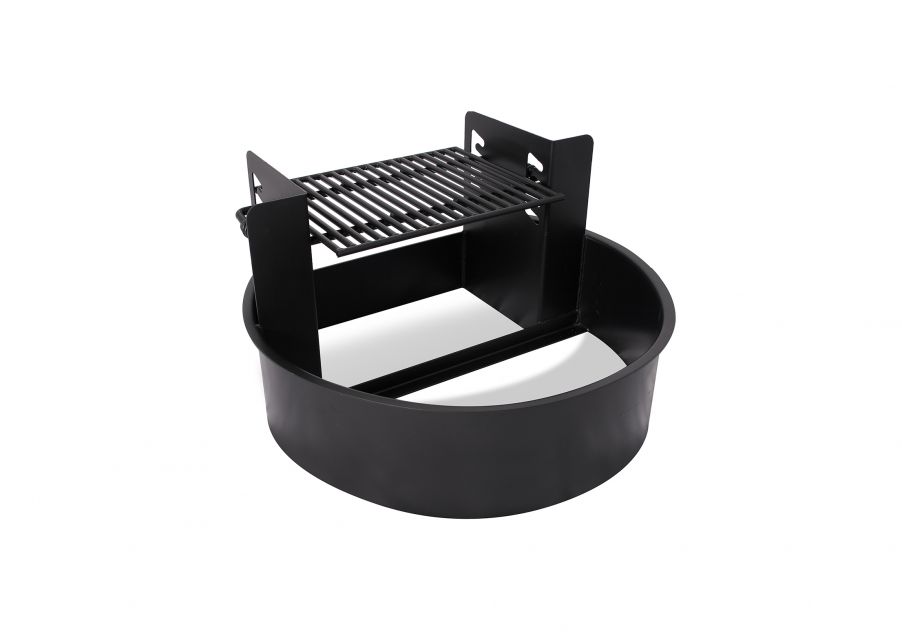 High Fire Ring with Adjustable Grate