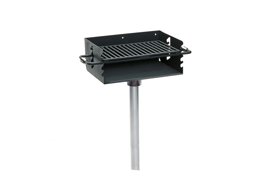 Rotating Flip-Back Pedestal Grill