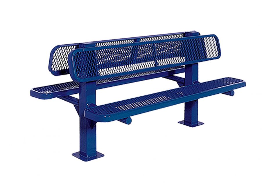 Double-Sided Bollard Style Bench