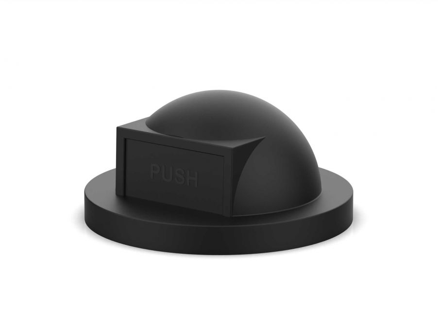 Round Top Receptacle Lid